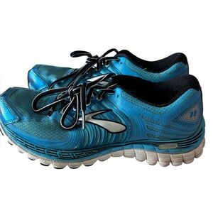 Brooks Glycerin II Women’s Running Shoes Blue Black Cushioned Size 8.5B